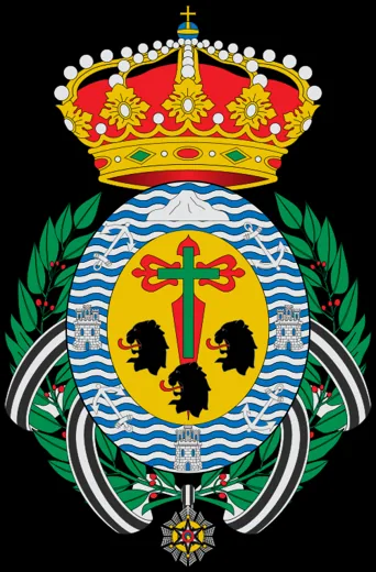 The coat of arms of Santa Cruz de Tenerife